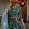 Chic Sweetheart Shift Dress in Forest Image - 1