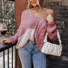 Snow Capped Cutie Sweater in Vineyard Grape Image - 1