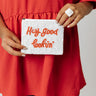 Hey Good Lookin' Beaded Pouch Image - 1