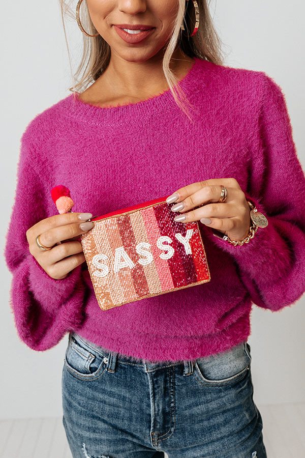 Sassy Beaded Pouch