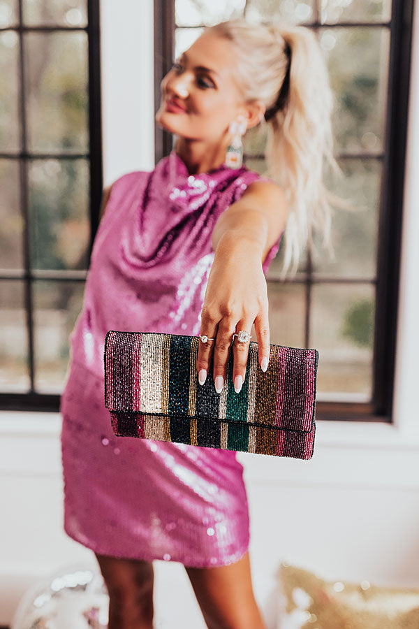 Fond Memories Beaded Clutch