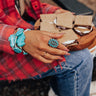 Good Attitude Ring In Turquoise Image - 1