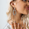 Downtown Elegance Earrings In Silver Image - 1