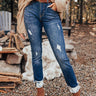 Risen The Buxton Midrise Distressed Ankle Skinny Image - 1