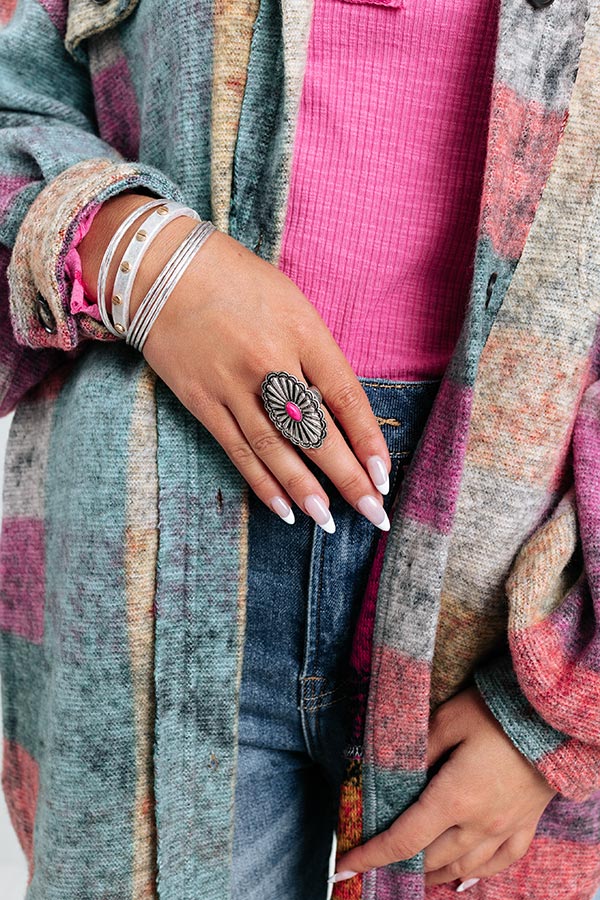 Forest Trail Ring In Pink Image - 1
