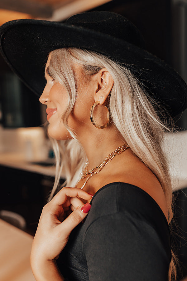 City Style Hoop Earrings