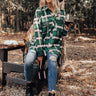 Fall Hike Flannel Top In Green Image - 1