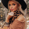 Breathe Deep Leopard Earrings Image - 1