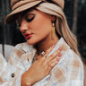 Total Flirt Earrings In Brown Image - 1