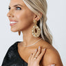 Sunday Sunshine Beaded Earrings In Gold Image - 1