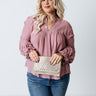 Santa Cruz Chic Shift Top In Blush Curves Image - 1