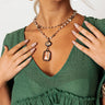 Hidden In Plain Sight Layered Necklace In Ivory Image - 1