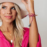 Kendra Scott Shiva Gold Wrap Bracelet In Mauve Abalone Image - 1