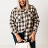 Ski Run Plaid Button Up Curves Image - 1