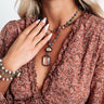 Hidden In Plain Sight Layered Necklace In Blue Image - 1