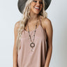 Laughter In The Air Shift Tank In Blush Image - 1