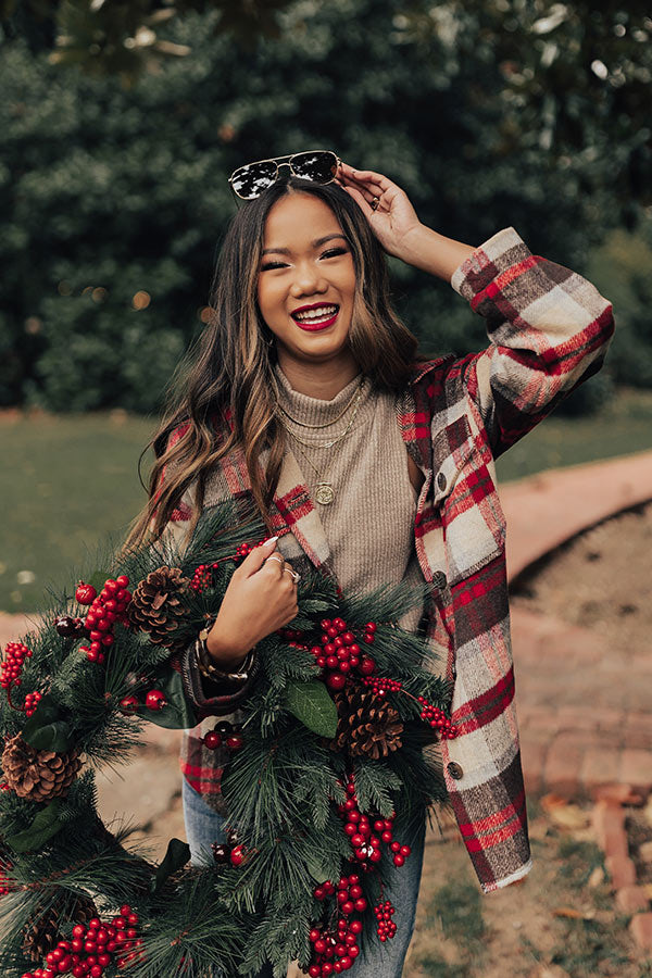 Hidden In Plain Sight Plaid Jacket