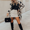 The Penny Faux Leather Skirt In Birch Image - 1