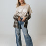Football Graphic Tee In Birch Image - 1