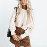 Reach For The Moon Knit Sweater In Cream Image - 1