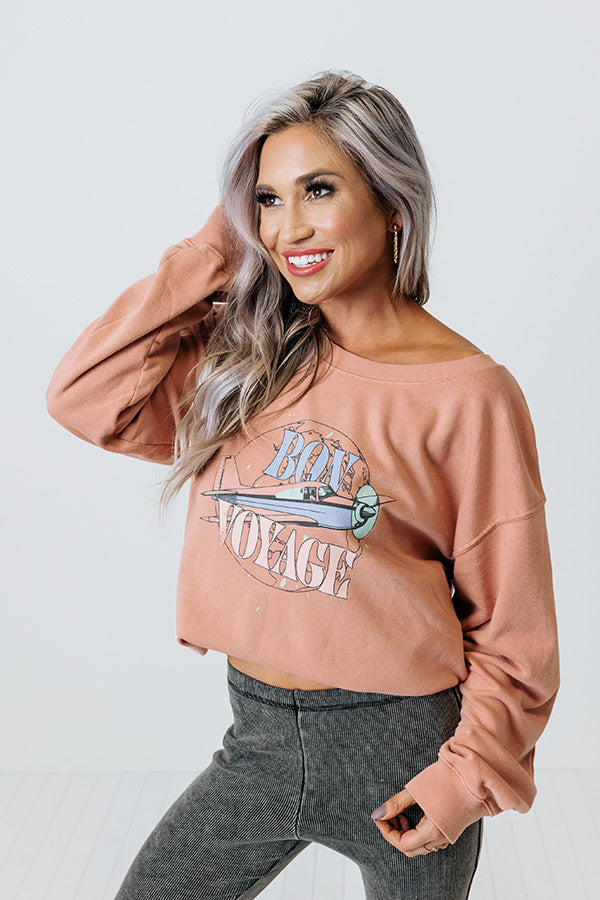 Bon Voyage Garment-Dyed Sweatshirt Image - 1