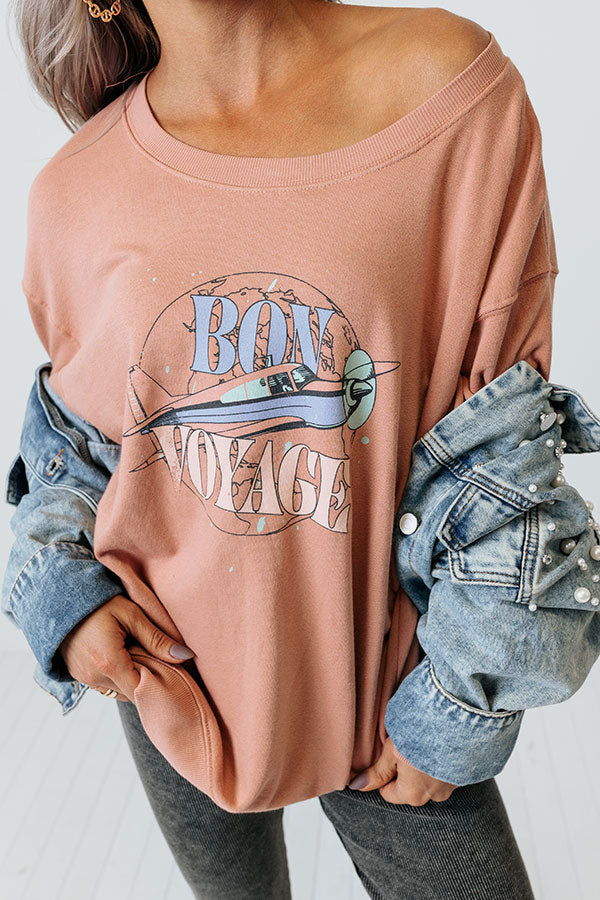 Bon Voyage Garment-Dyed Sweatshirt Image - 2