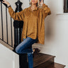 Mirror Image Shift Top In Mustard Image - 1