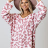 Ready To Wine Down Leopard Sweater Image - 1