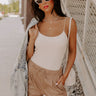 Oh, Snap Crop Top In Cream Image - 1