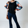 Dating Game Sweater Top in Black Image - 1