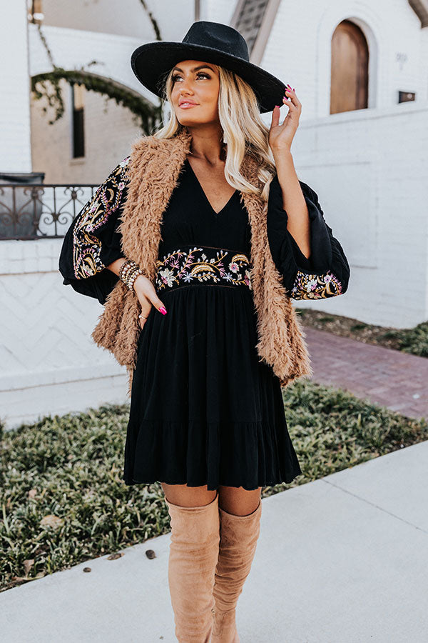 Prosecco And Poise Embroidered Dress Image - 1