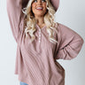 Mindful Matter Shift Top In Dusty Purple Curves Image - 1