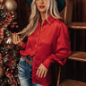 You Had Me At Cocktails Shift Top in Wine Image - 1