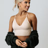 Cute Calling Long Line Bralette In Champagne Image - 1
