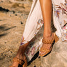 The Carmella Faux Leather Braided Heel Image - 1