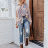 Chic On The Scene Button Up Top In Airy Blue Image - 1