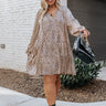 Hang Onto Love Leopard Shift Dress Curves Image - 1
