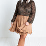 Have A Great Time Leopard Shift Top Curves Image - 1