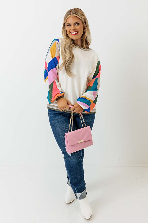 Living The Good Life Sweater Top Curves Image - 1