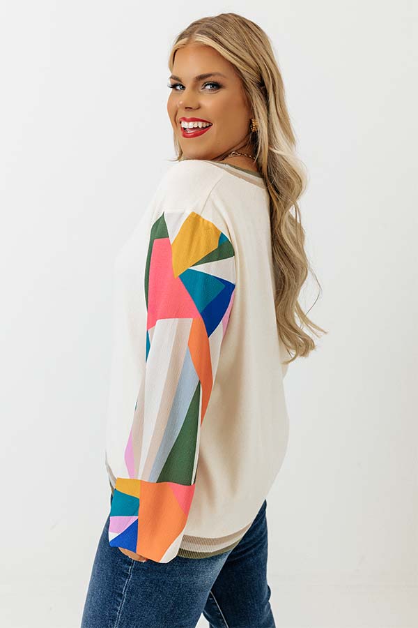 Living The Good Life Sweater Top Curves Image - 2