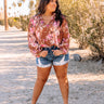 Easy To Please Floral Shift Top Curves Image - 1