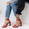 The Wendy Faux Leather Heel Image - 1