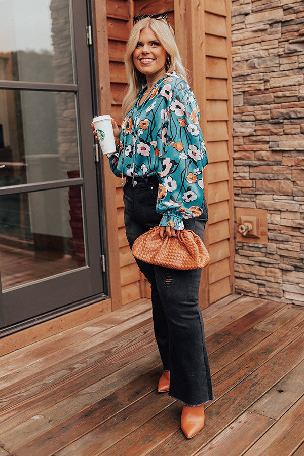 Cafe On Broadway Floral Shift Top Curves Image - 2