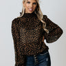 Have A Great Time Leopard Shift Top Image - 1