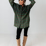 Worth Your Time Flannel Top In Green Image - 1