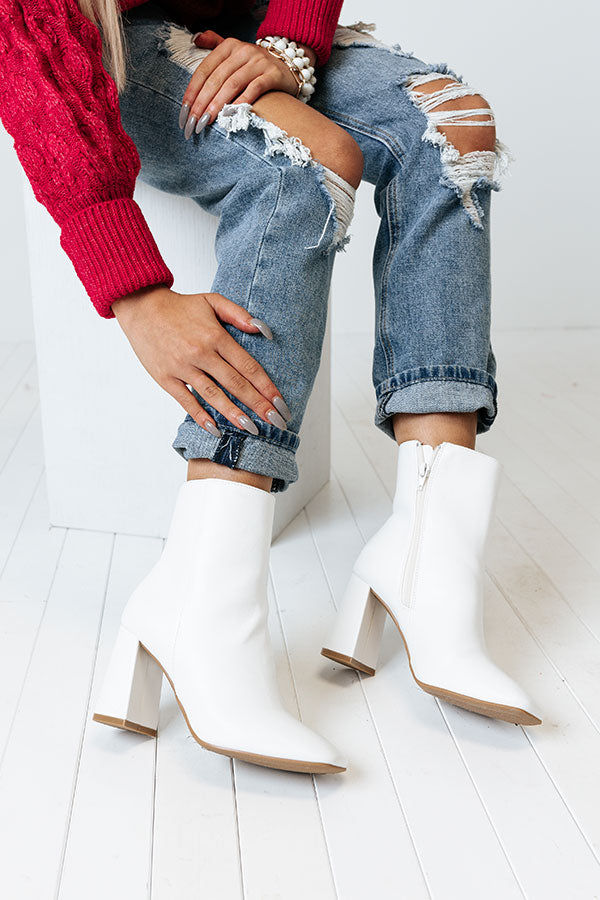 The Mardi Faux Leather Bootie