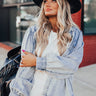 Always Down To Chill Chambray Top Image - 1
