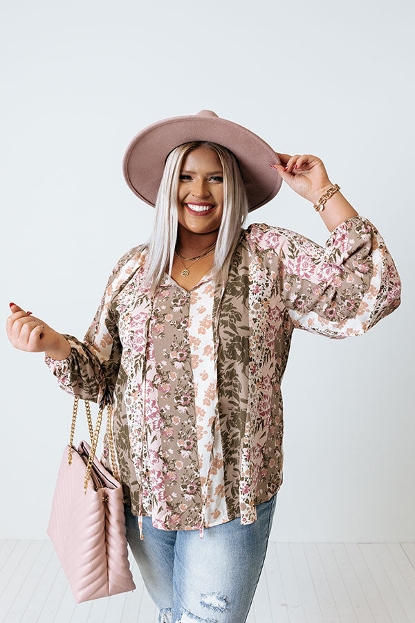 Drive Them Wild Floral Shift Top Curves Image - 1
