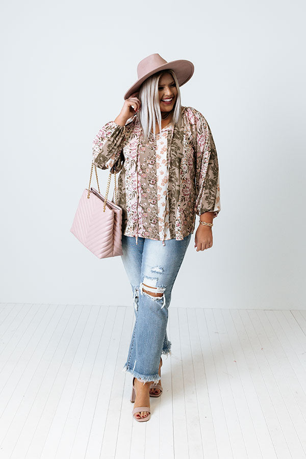 Drive Them Wild Floral Shift Top Curves Image - 2