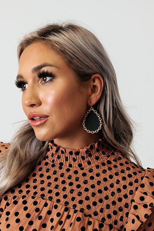 Sierra Nevada Earrings In Black